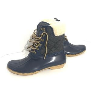 Sperry Top Sider For J. Crew Duck Boots Wool